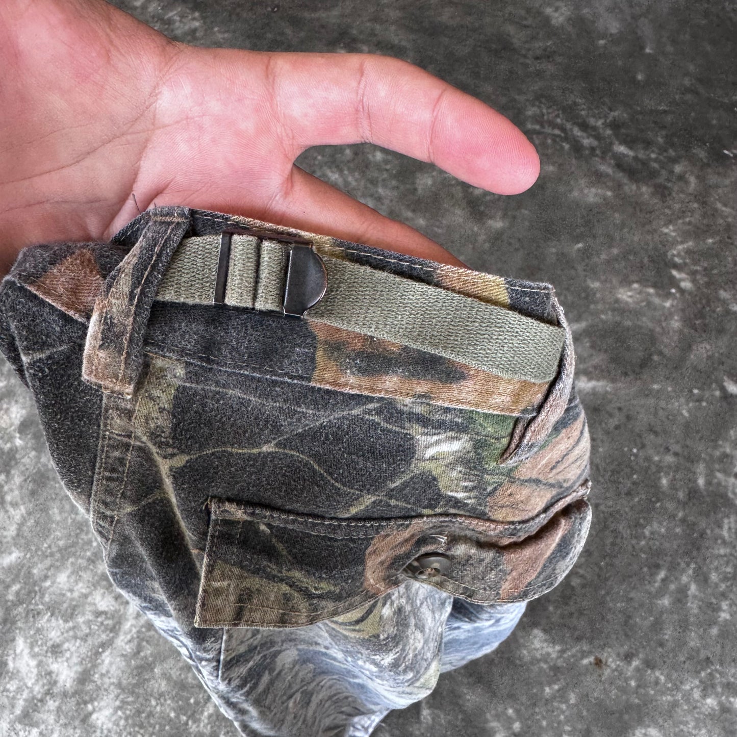 Vintage Faded Mossy Oak Camo Cargo Pants