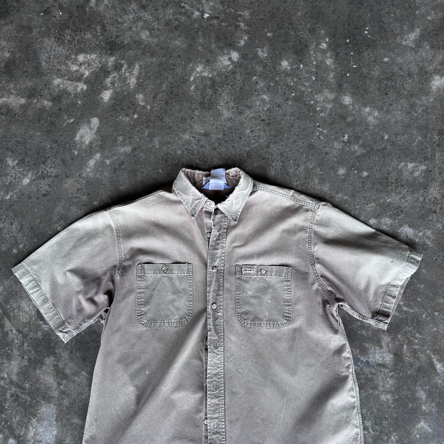 Vintage 90s Carhartt Solid Button Down Shirt
