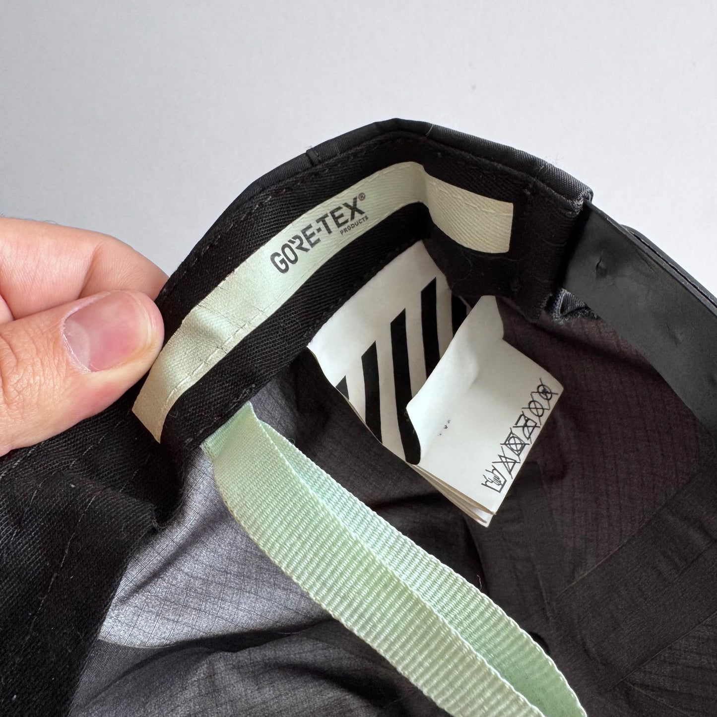 Off-White c/o Virgil Abloh x Gore-Tex Black Baseball Cap