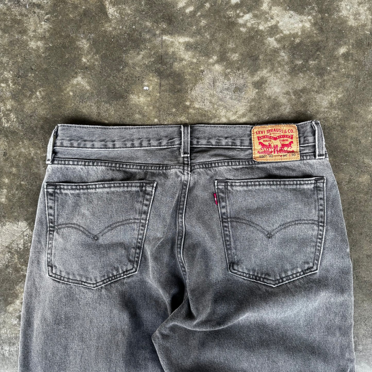 Vintage Grey Levis 550 92’ 36x30