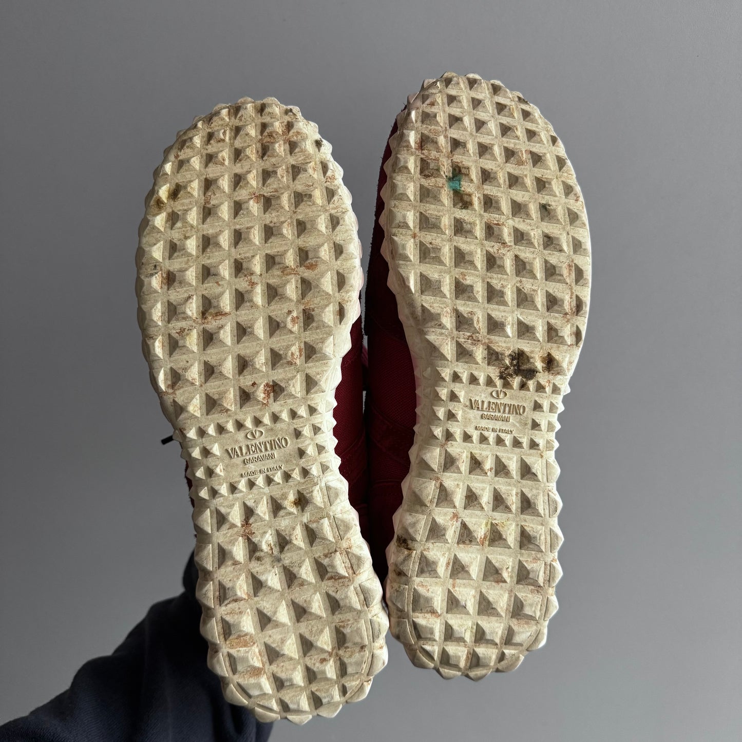 Valentino Garavani Red Suede Sneakers