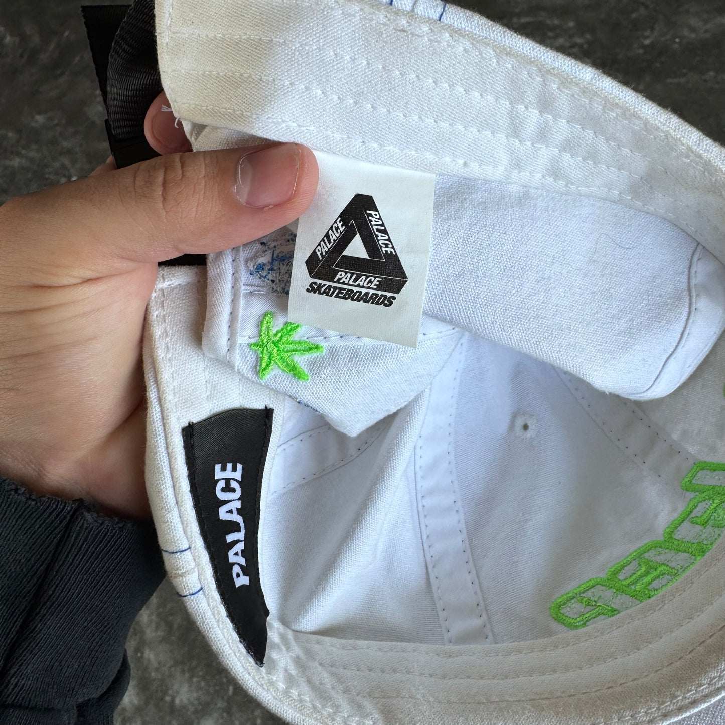 Palace Skates 6-Panel White Cap