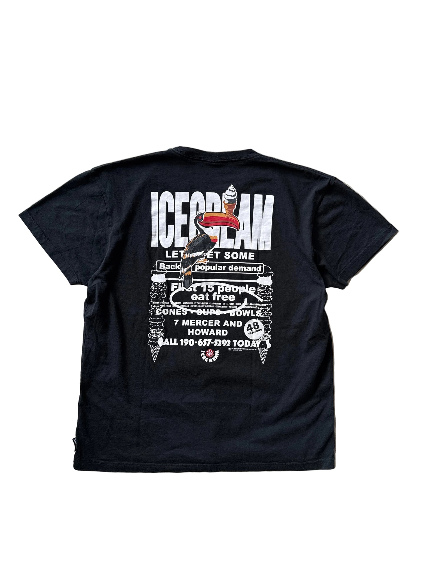 BBC ICECREAM 7 Mercer And Howard Exclusive Tee Black
