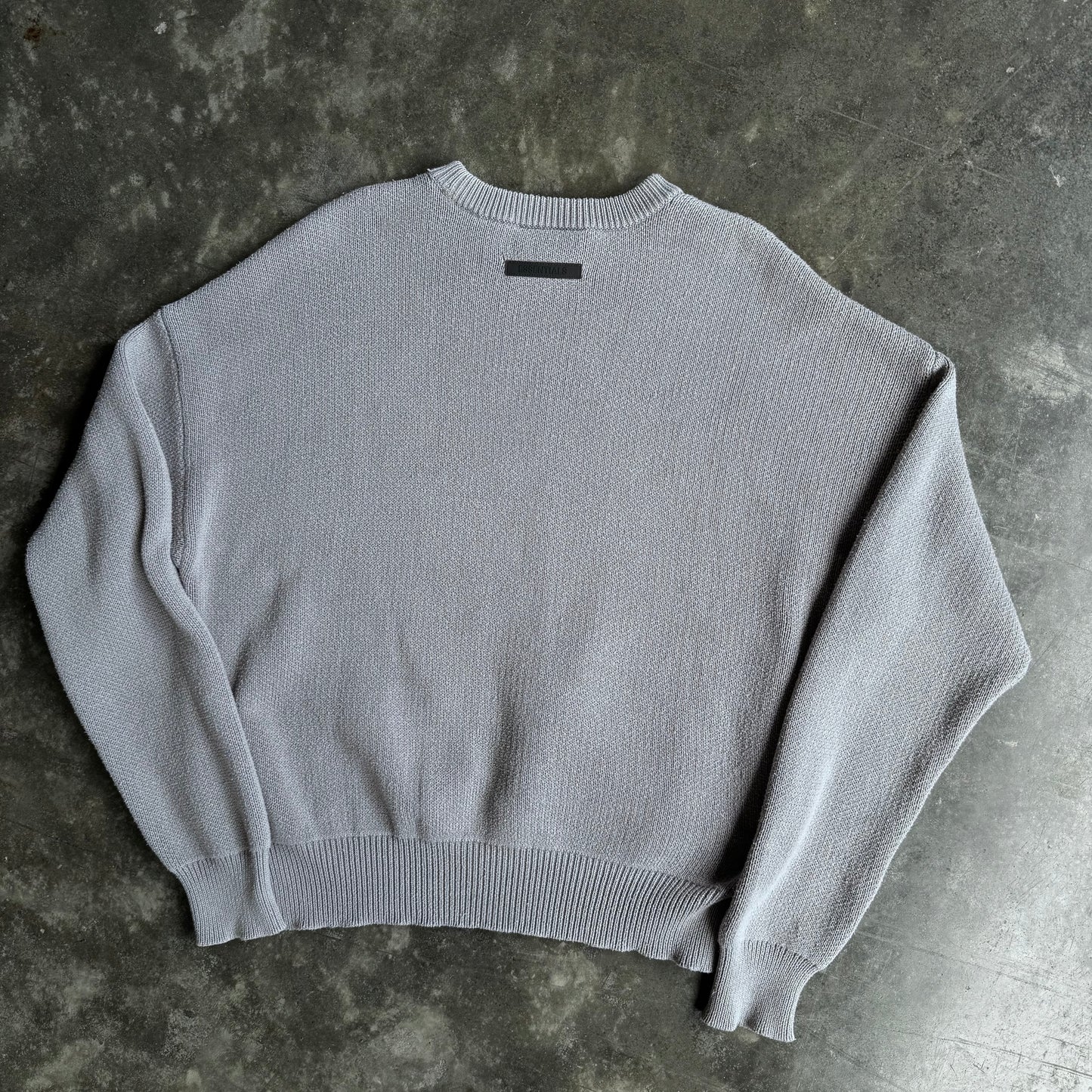 FOG Essentials Knitted Sweater Cement Grey