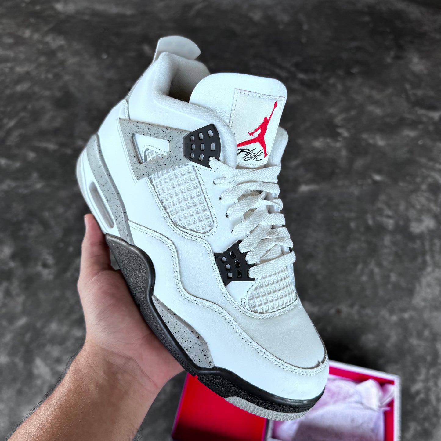Jordan 4 White Cement (2025)
