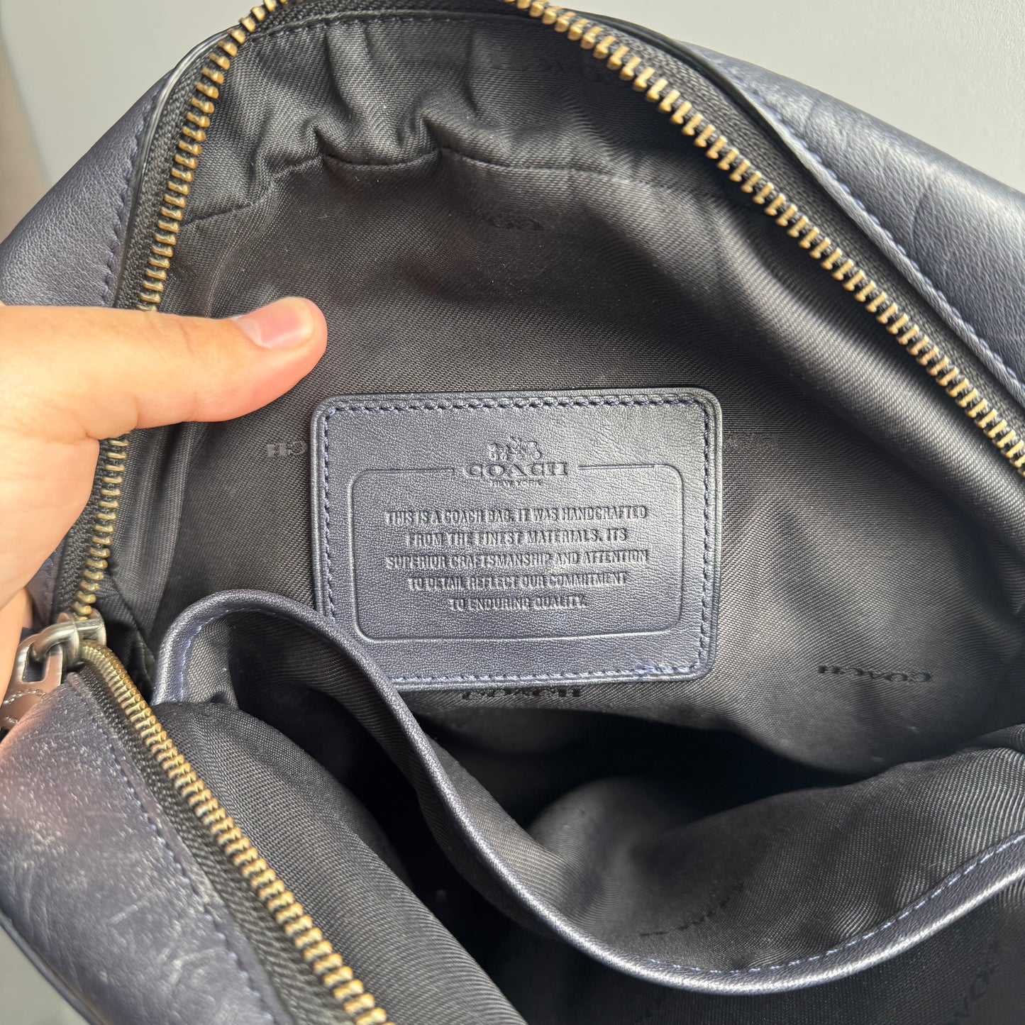 Coach Monogram Side Bag