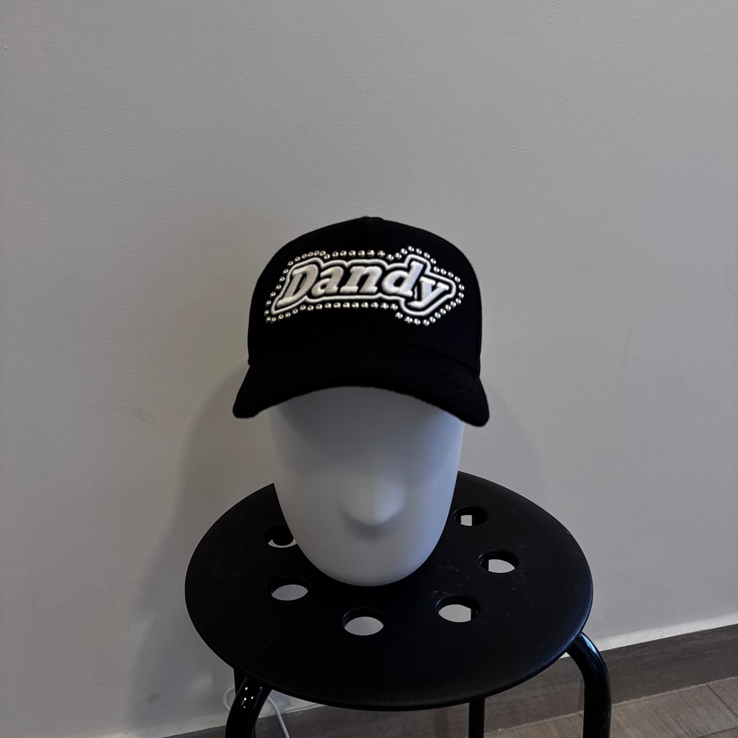 Dandy Hats Stars&Studs Cap Black