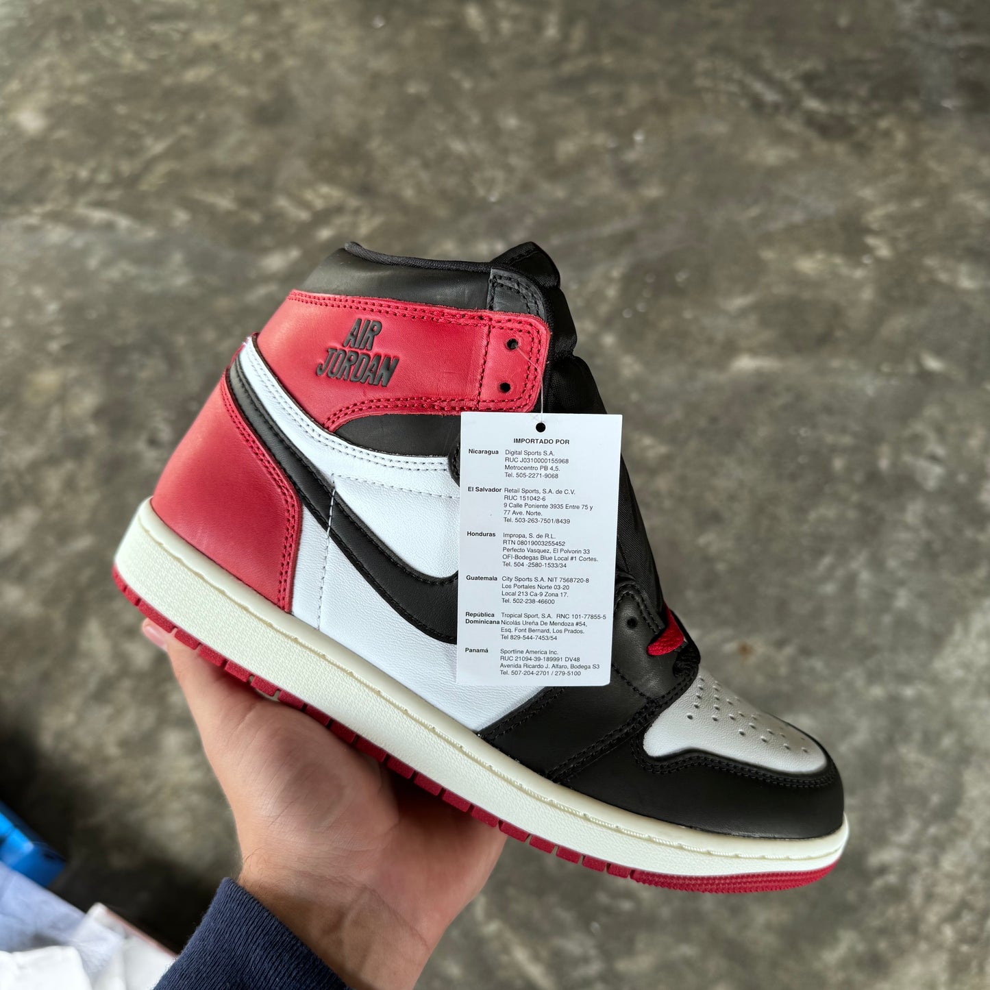 Jordan 1 Retro High OG Black Toe Reimagined