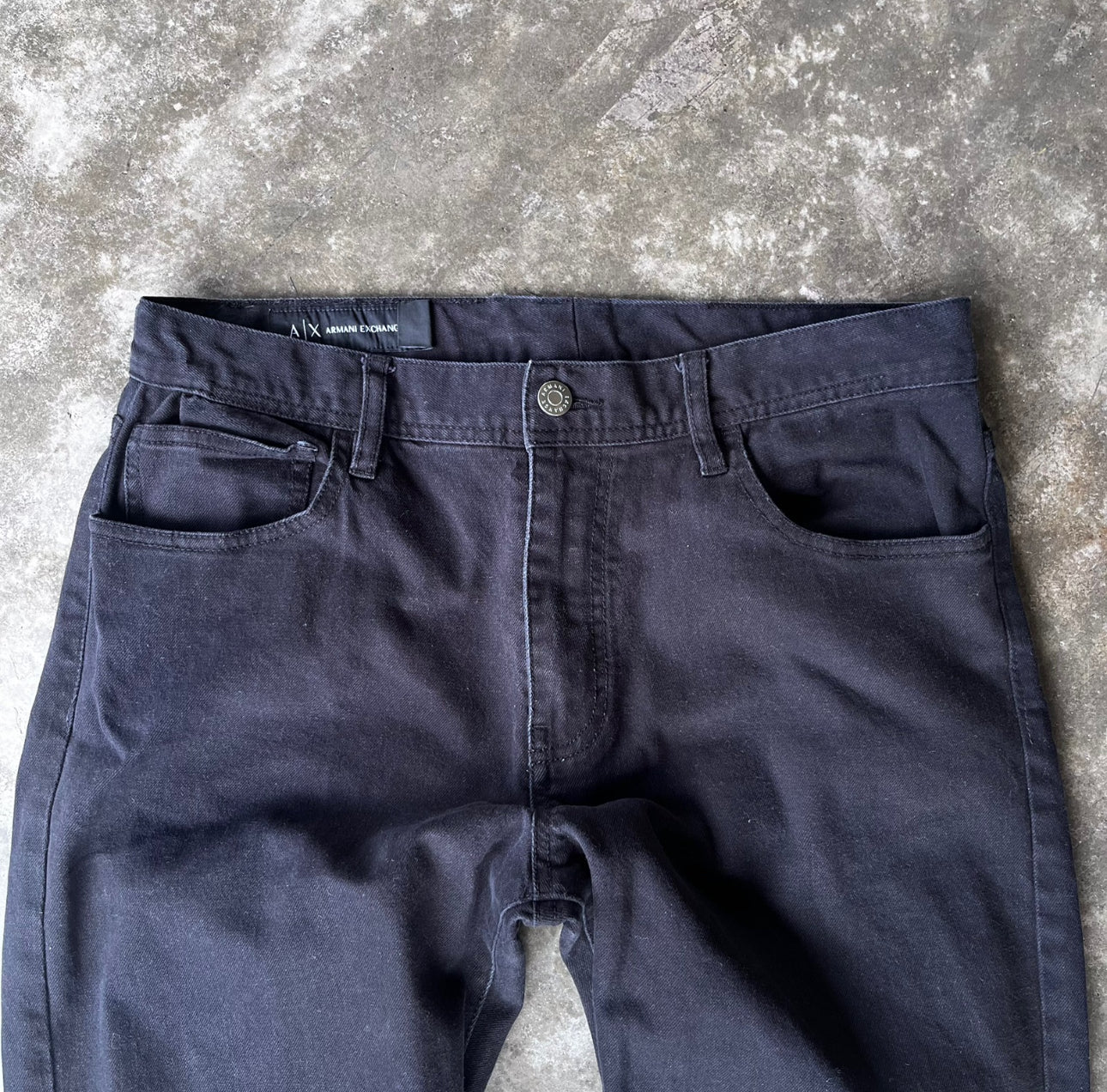 Armani Exchange Black Slim Jeans