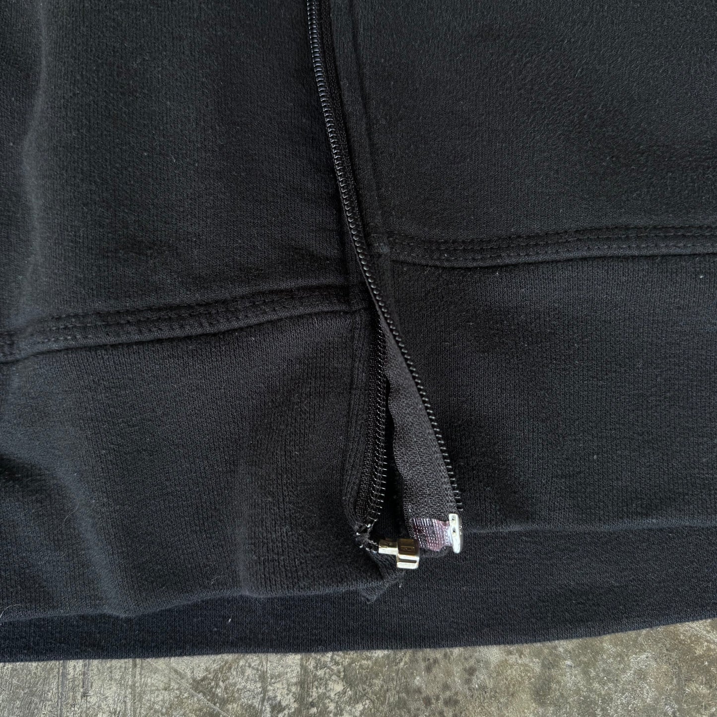 Champion Zip Up Black Hoodie