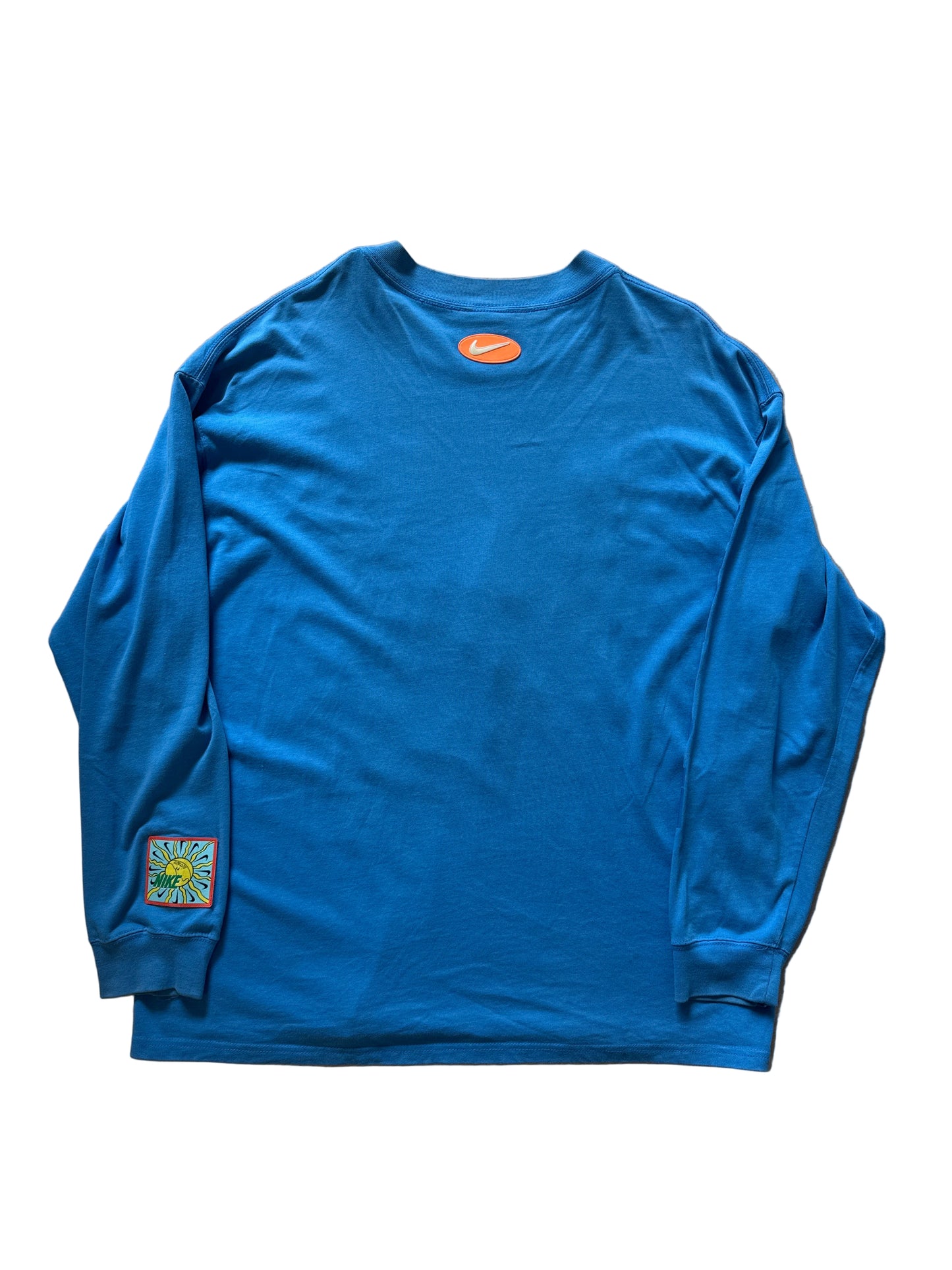Nike Just Do It Sunshine Flames Longsleeve Blue