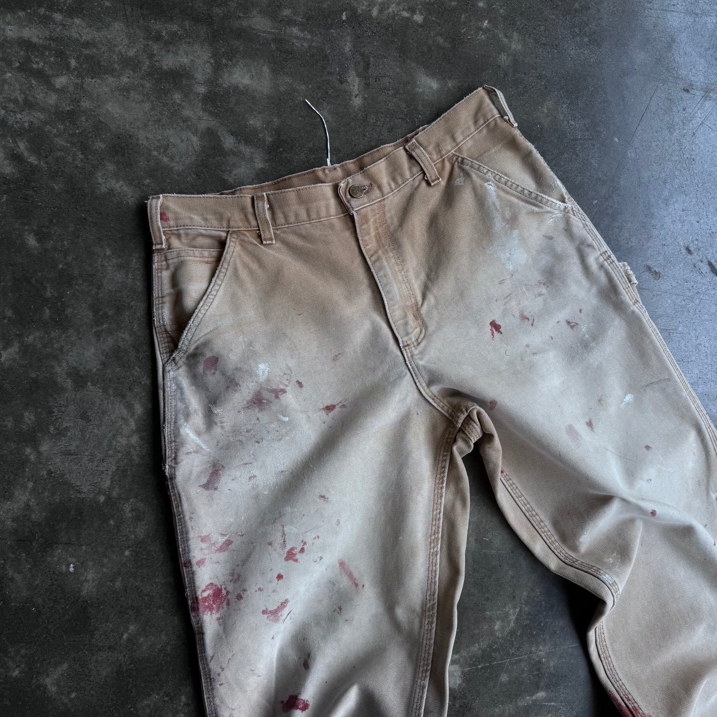 Vintage Carhartt Carpenter Pants “Tan” 34w