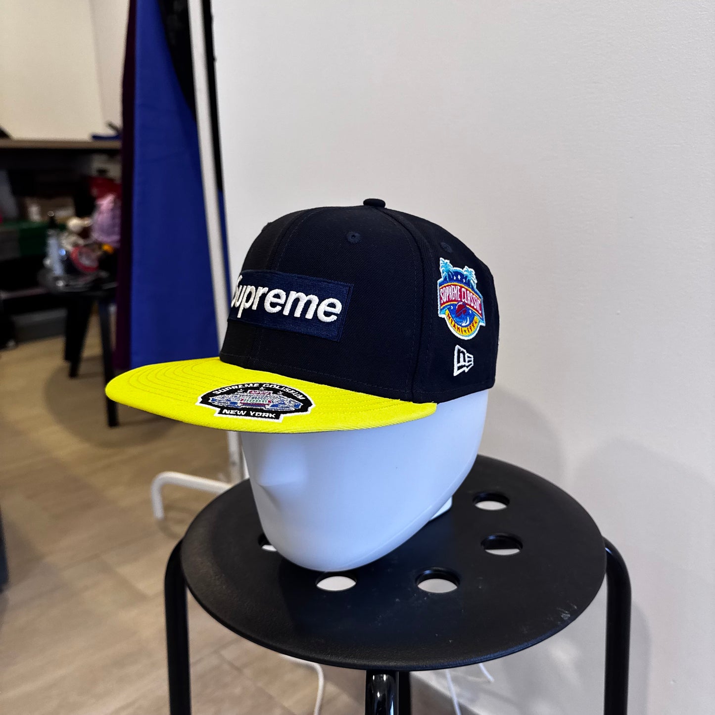 Supreme Championships Box Logo New Era “Navy”