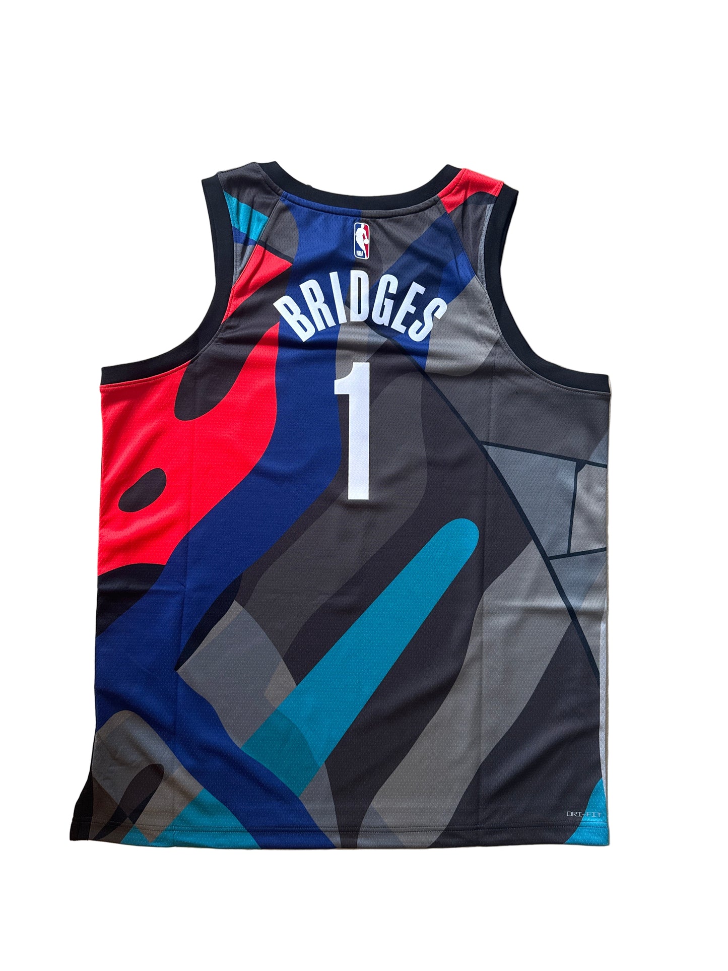 Nike x Kaws Brooklyn Nets Basketball Jersey “Bridges”
