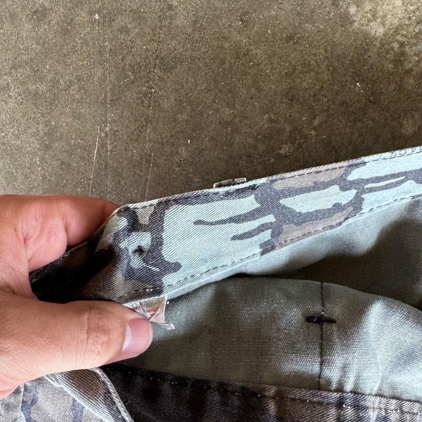 Vintage Trebark Wood Camo Pants