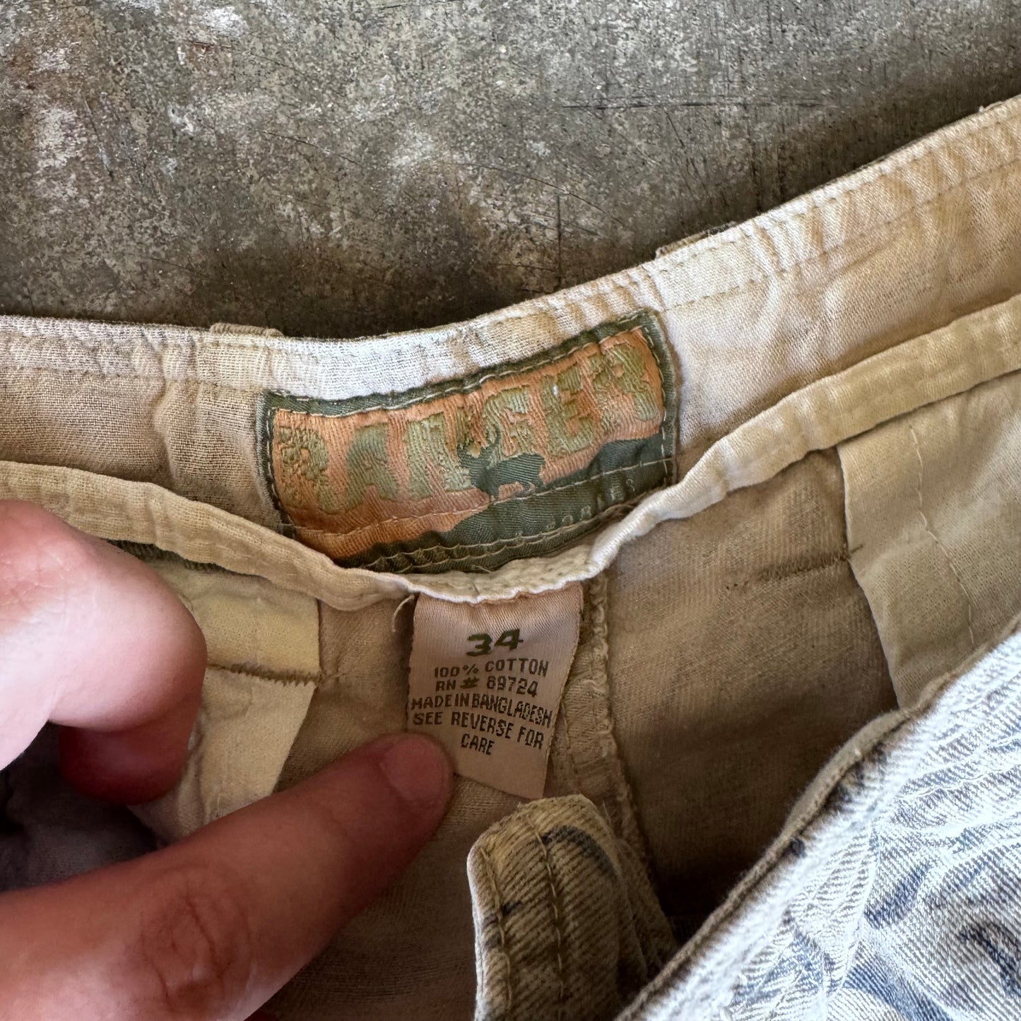 Vintage Ranger Leaf Camo Shorts