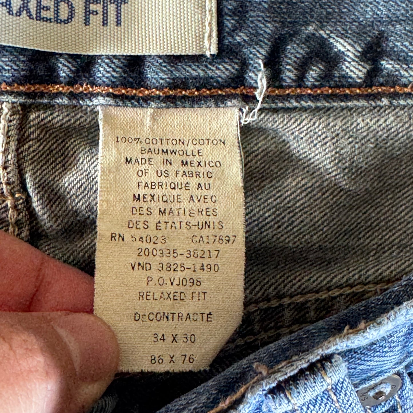 Vintage Gap Relaxed Fit Denim Jeans