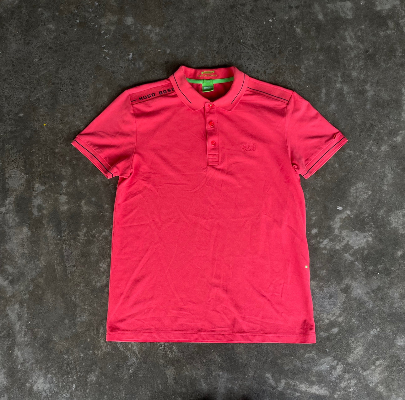 Hugo Boss Pink Polo Shirt