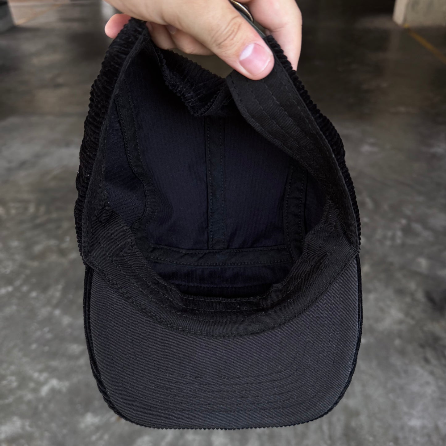 Supreme Corduroy Camp Cap Black