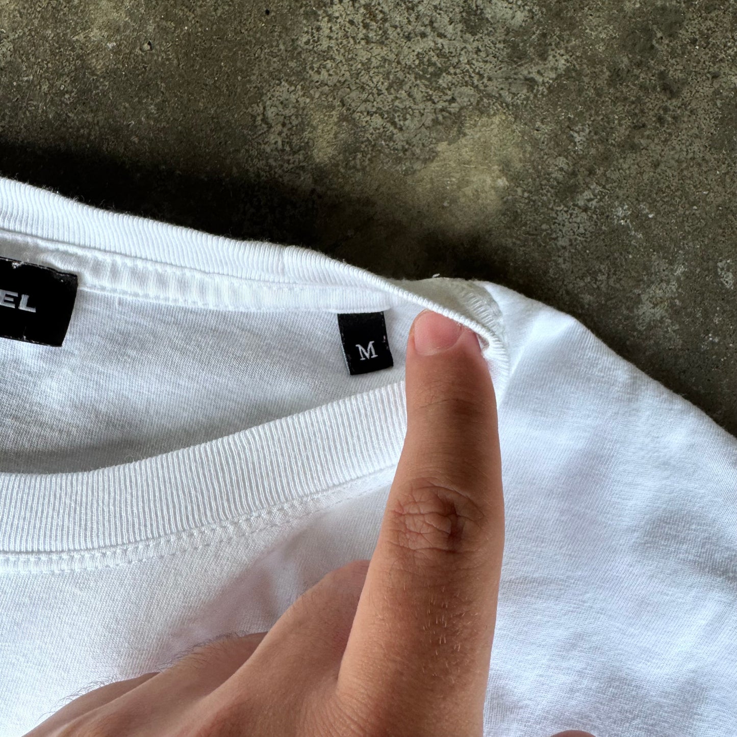 Diesel T-Rexx Logo White Tee