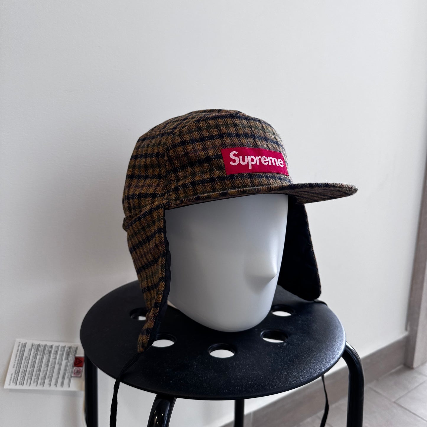 FW2009 Supreme Plaid Trail Hat