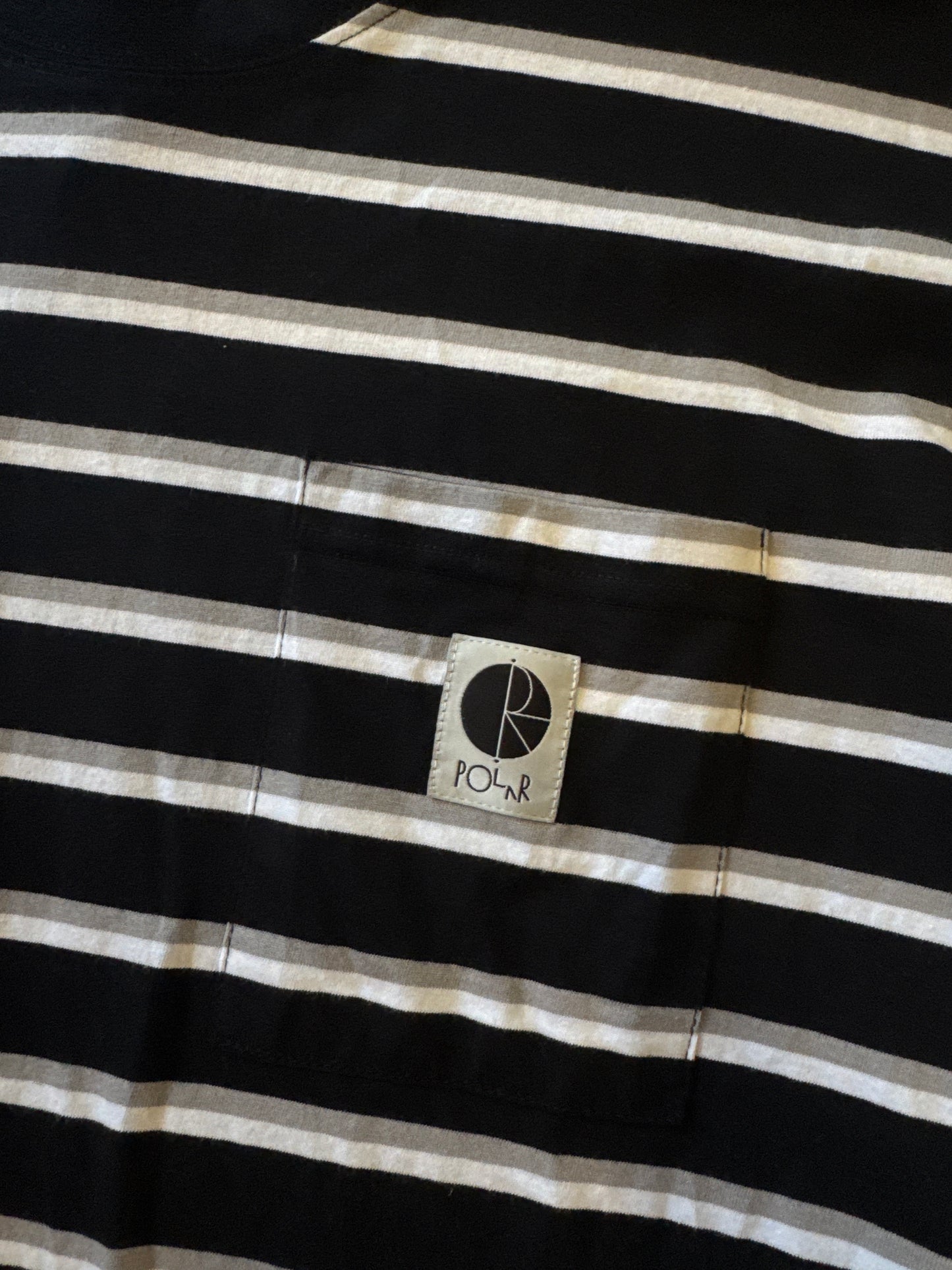 PolarSkateboards UK Stripe Tee Black