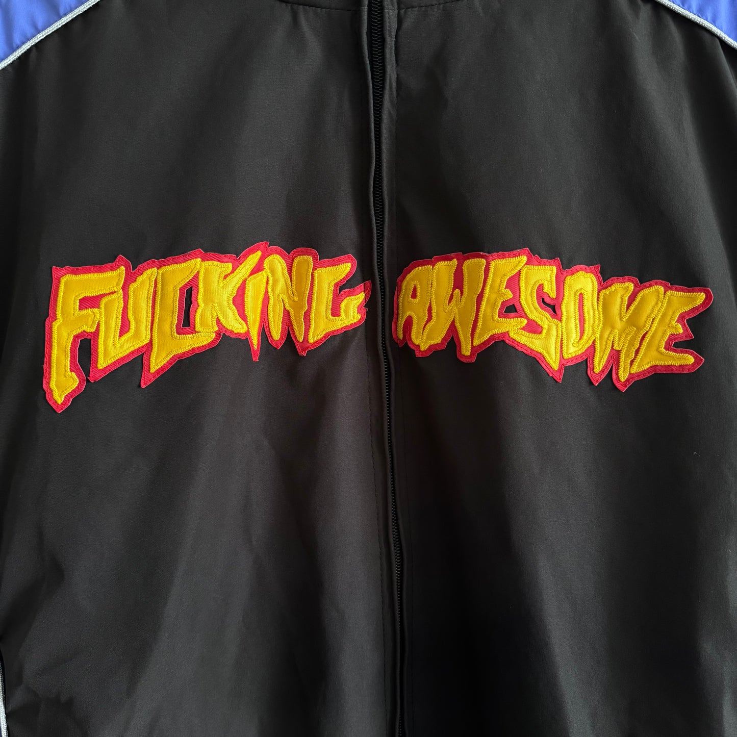 Fucking Awesome Track Jacket Blueish/Black