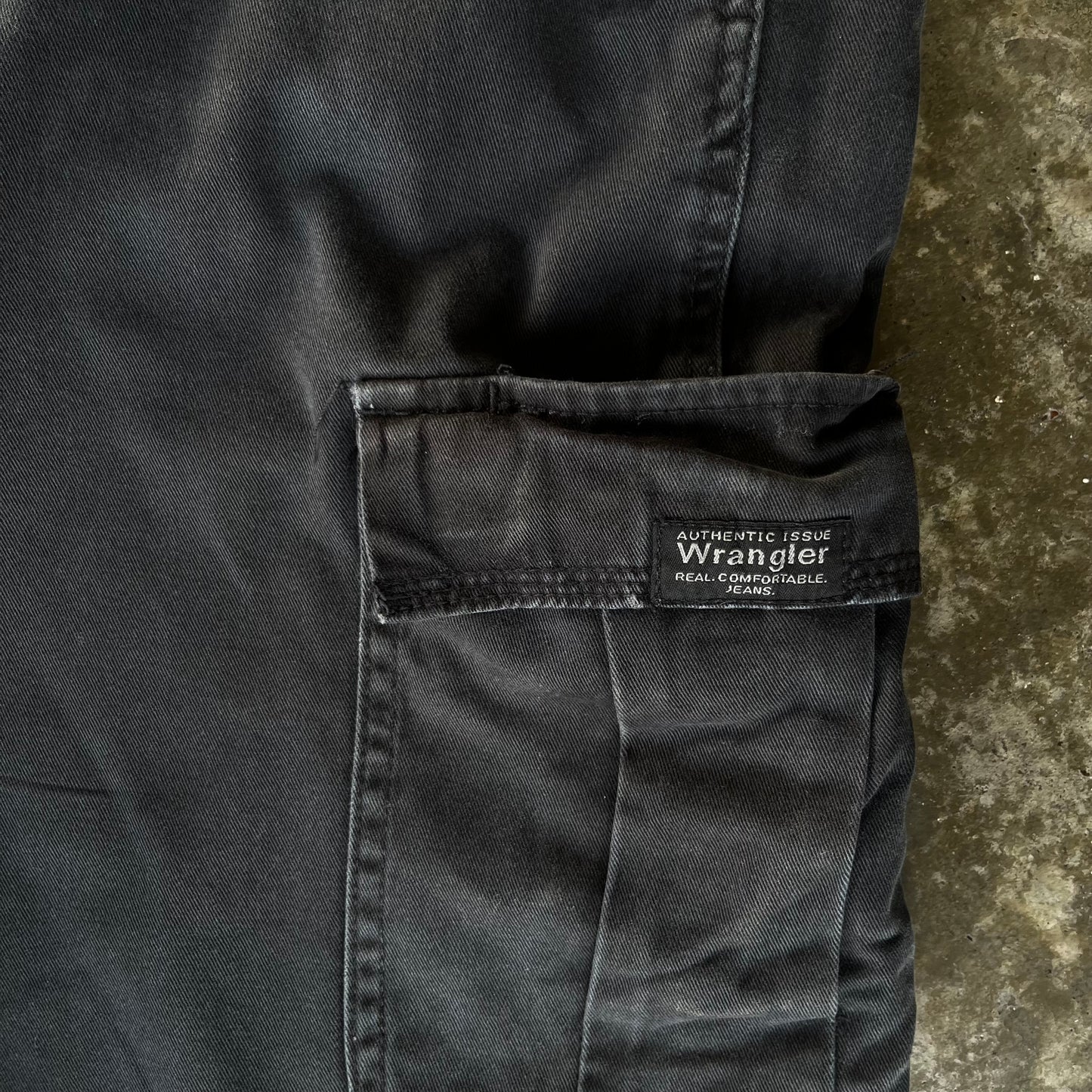 Vintage Wrangler Blacl Cargo Pants