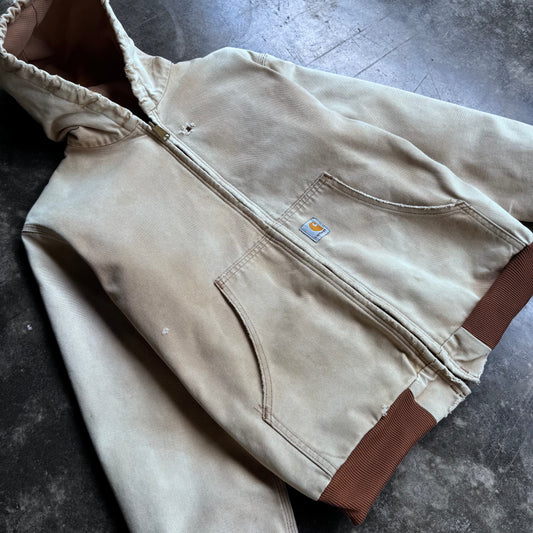1990s Womens Vintage Carhartt Work Jacket “Tan”