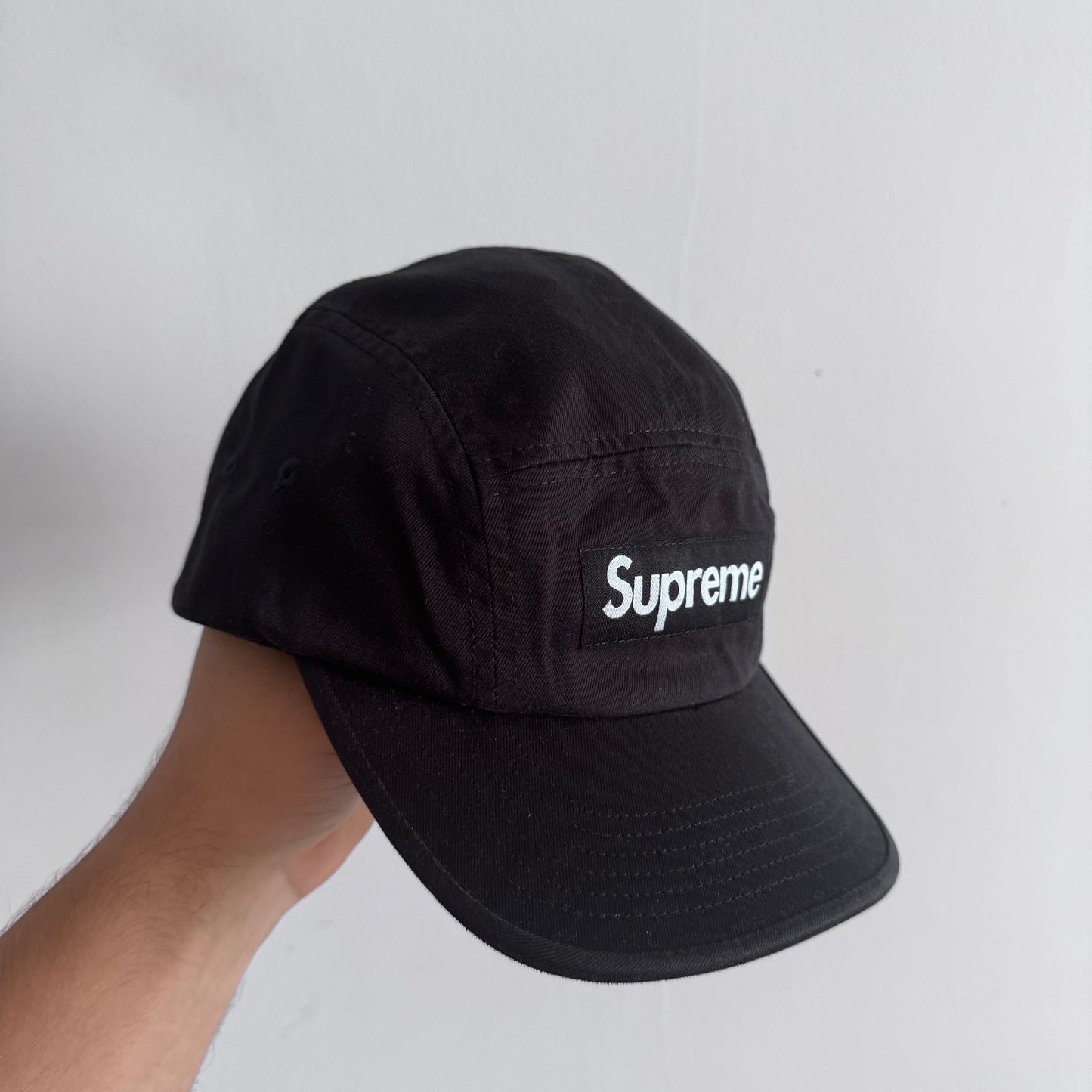 Supreme Black Camp Cap