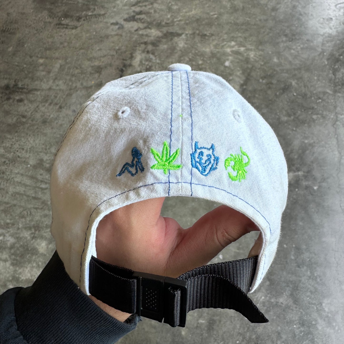 Palace Skates 6-Panel White Cap