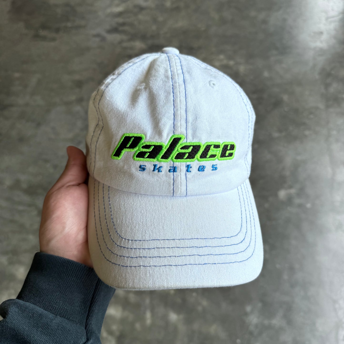Palace Skates 6-Panel White Cap