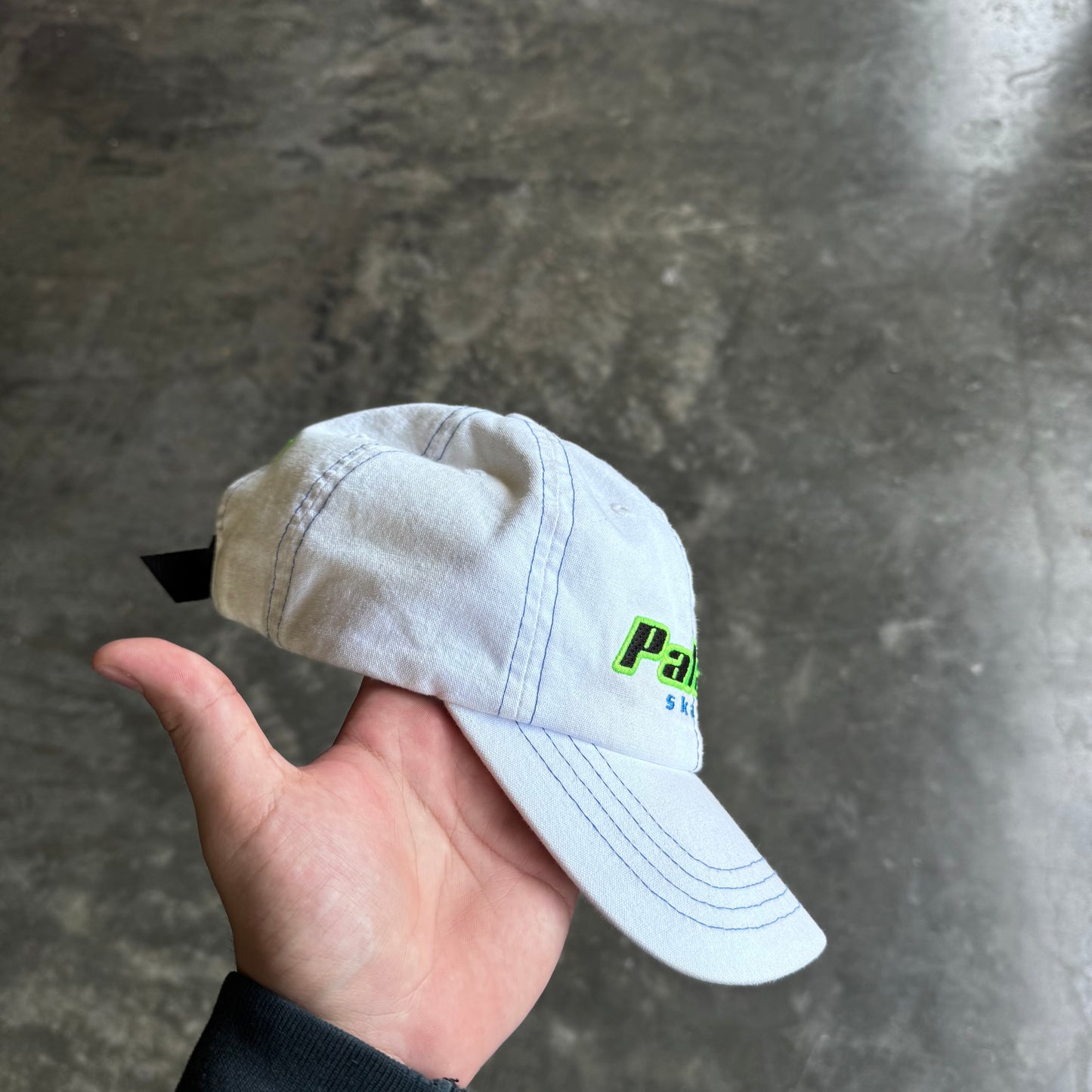 Palace Skates 6-Panel White Cap