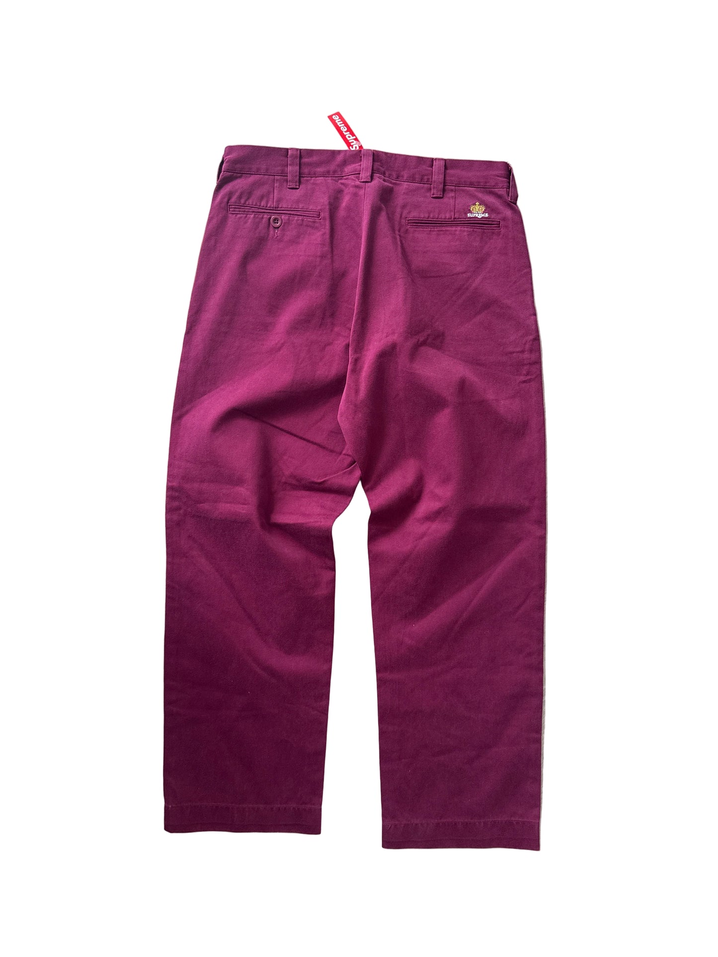 Supreme Crown Chino Pant Dark Cranberry