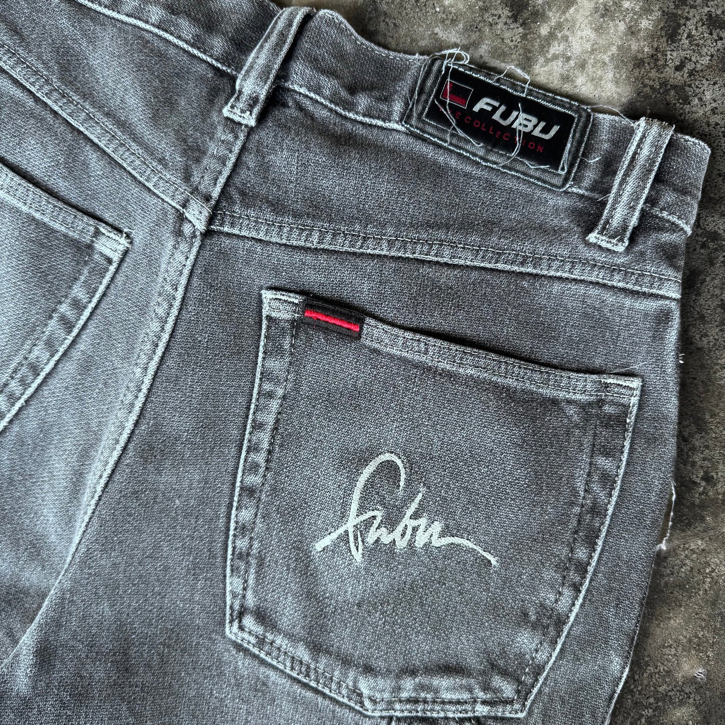 00s Fubu Faded Black Jorts