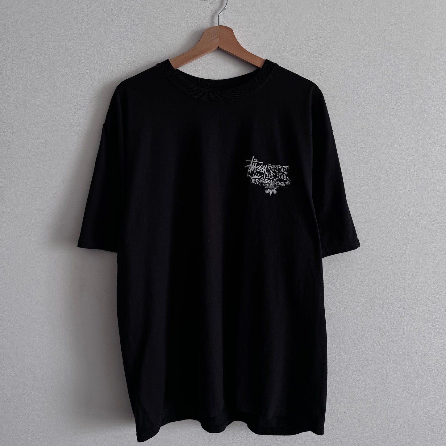 Stüssy Respect The Pool Black Tee