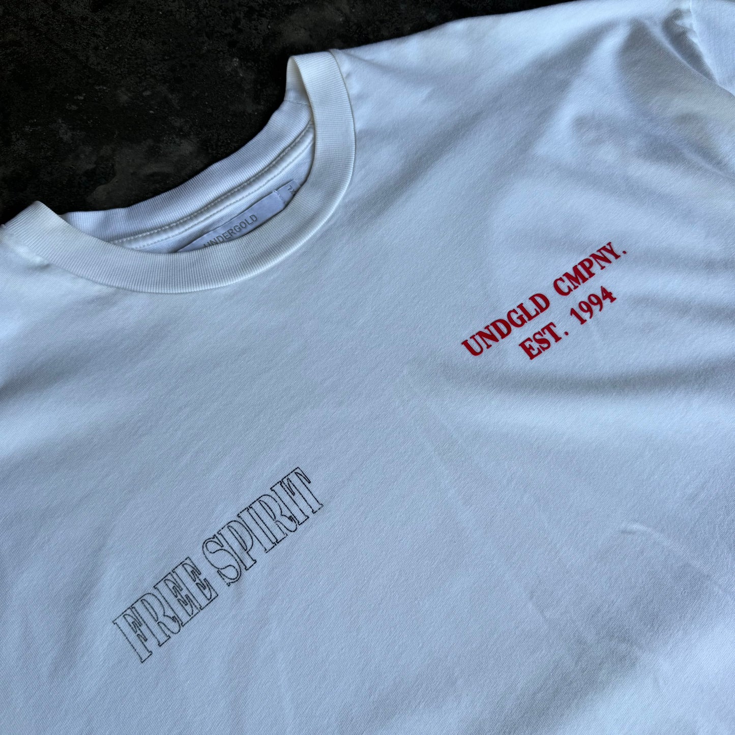 UNDERGOLD Free Spirit White Tee