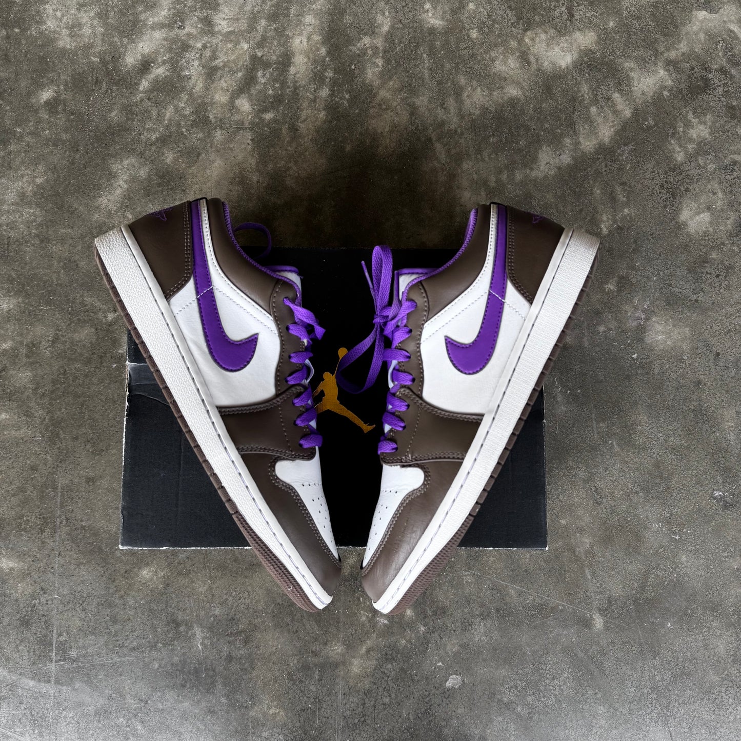 Jordan 1 Low Purple/Brown