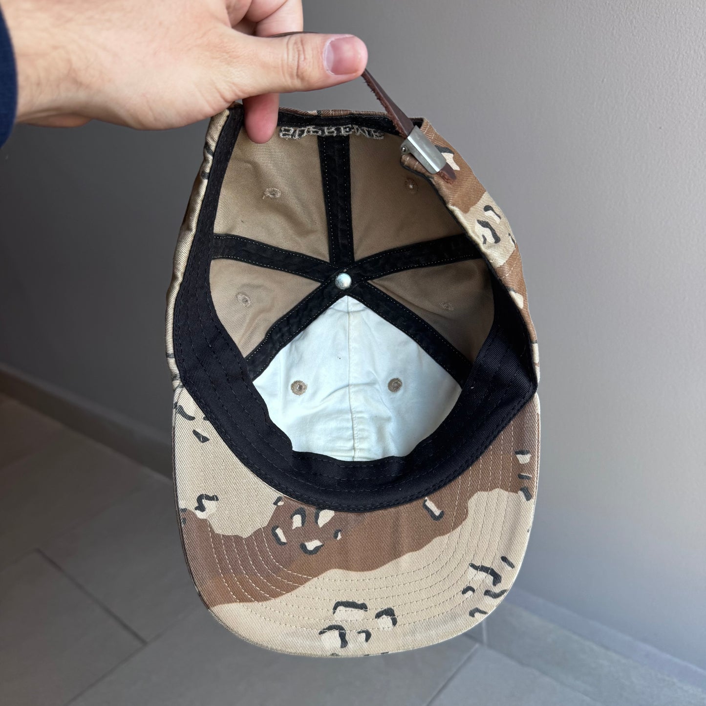 Supreme Tonal S Logo 6-Panel Dessert Camo