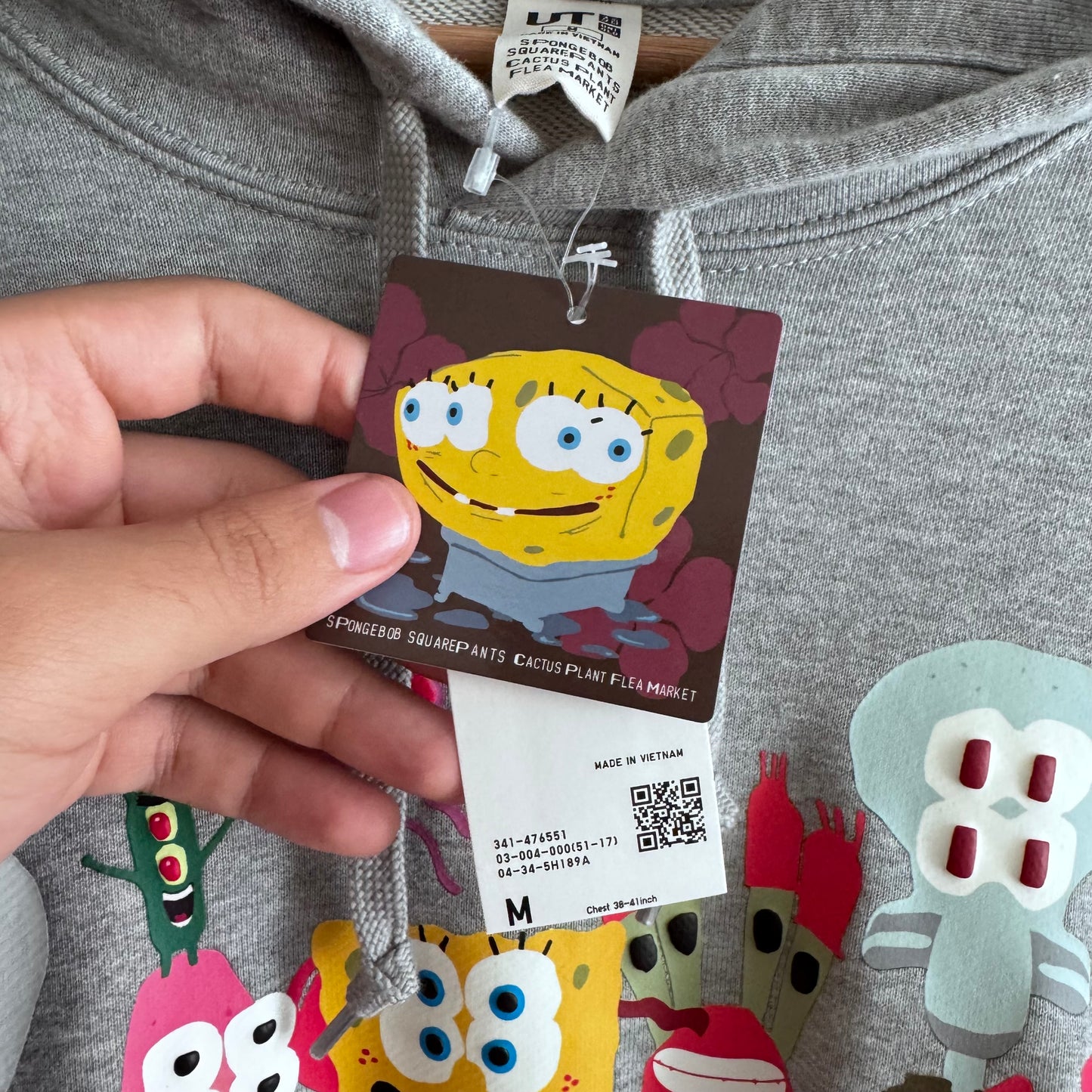 UNIQLO x Spongebob Squarepants x Cactus Plant Flea Market Hoodie