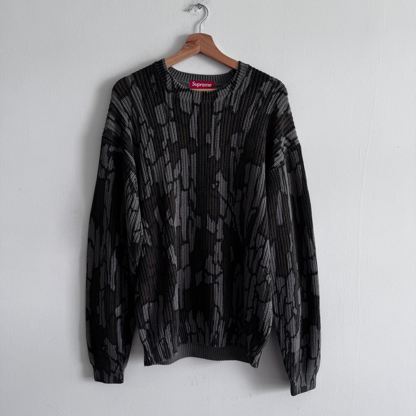 Supreme Ol English Mossy Oak Camo Printed Sweater