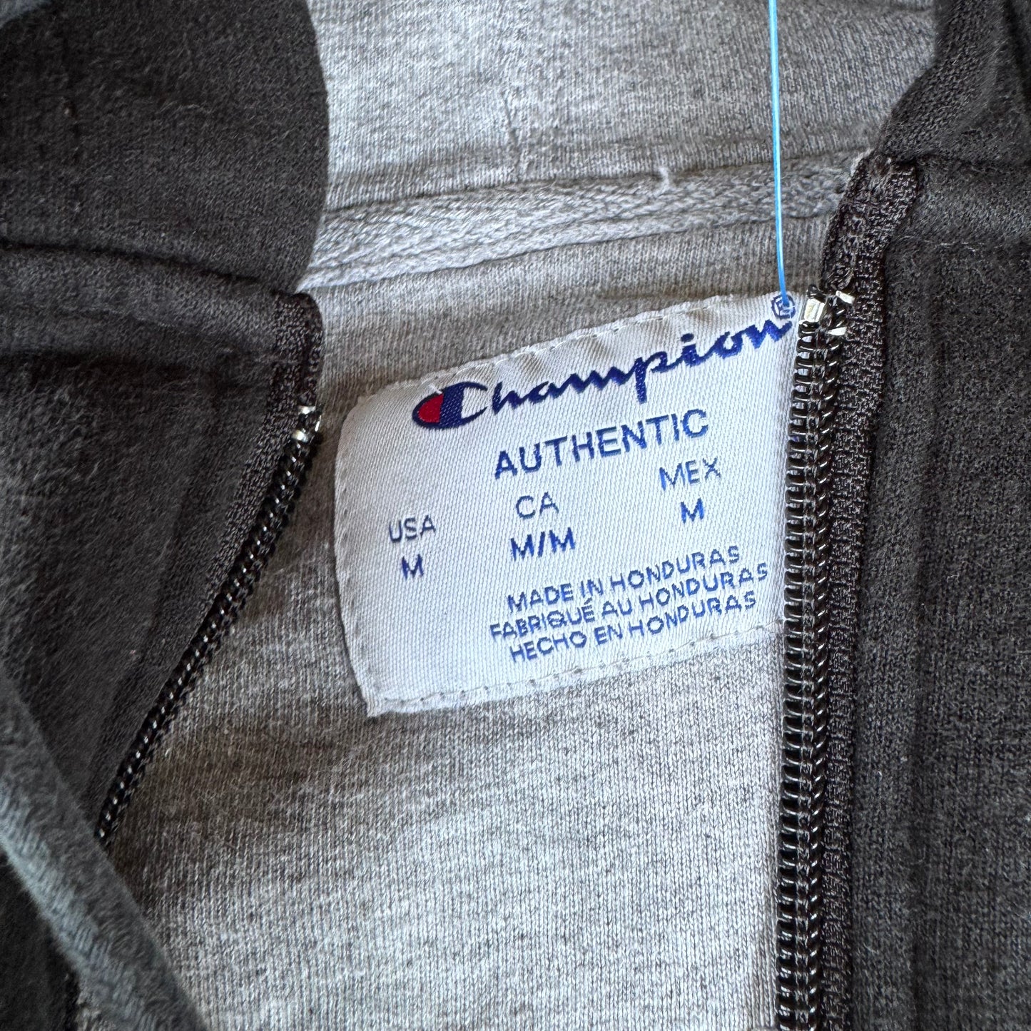 Champion Zip Up Black Hoodie