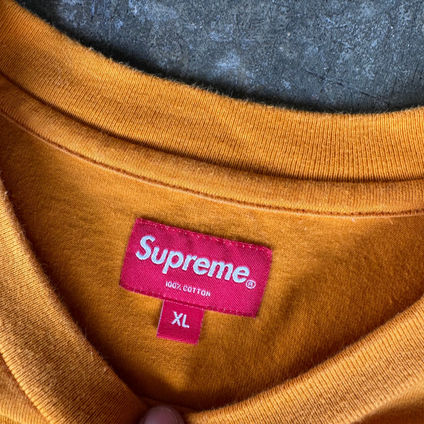 Supreme Mini Box Logo Orange Longsleeve