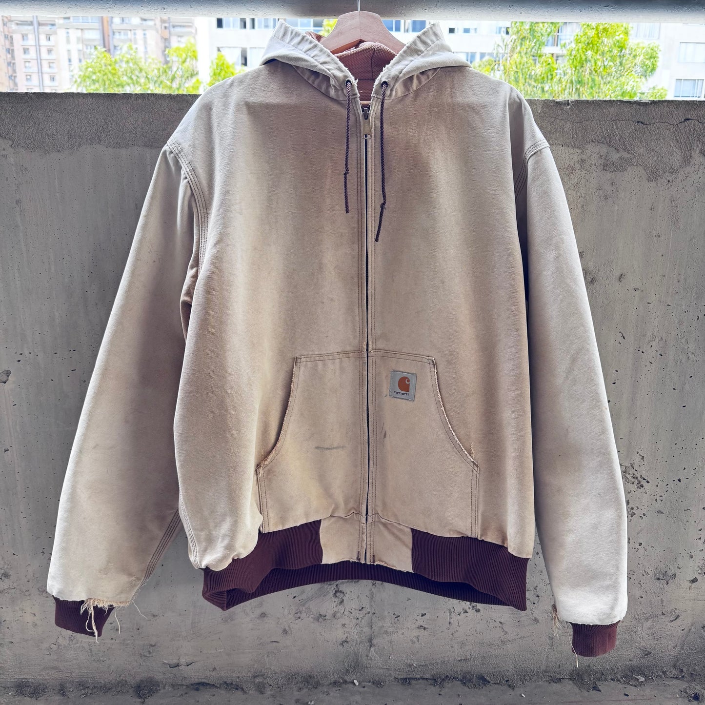 1990s Vintage Carhartt Trashy/Tan Work Jacket