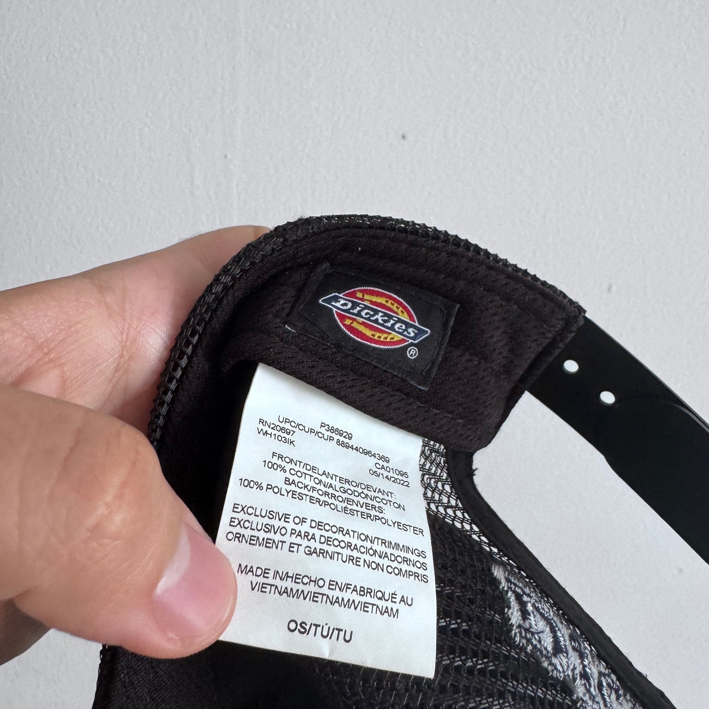 Dickies Blue Faded Trucker Hat