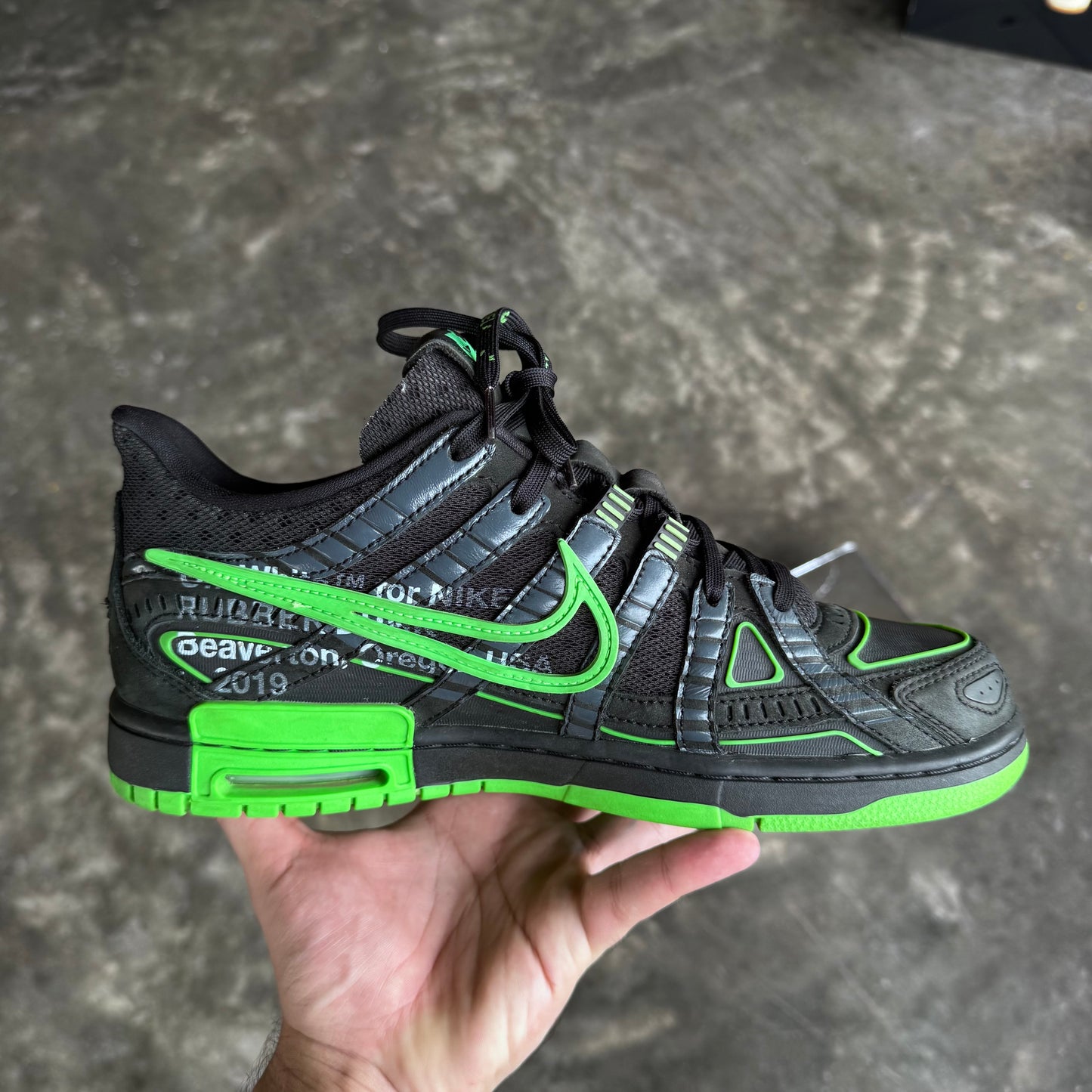 Nike Air Rubber Dunk Off-White Green