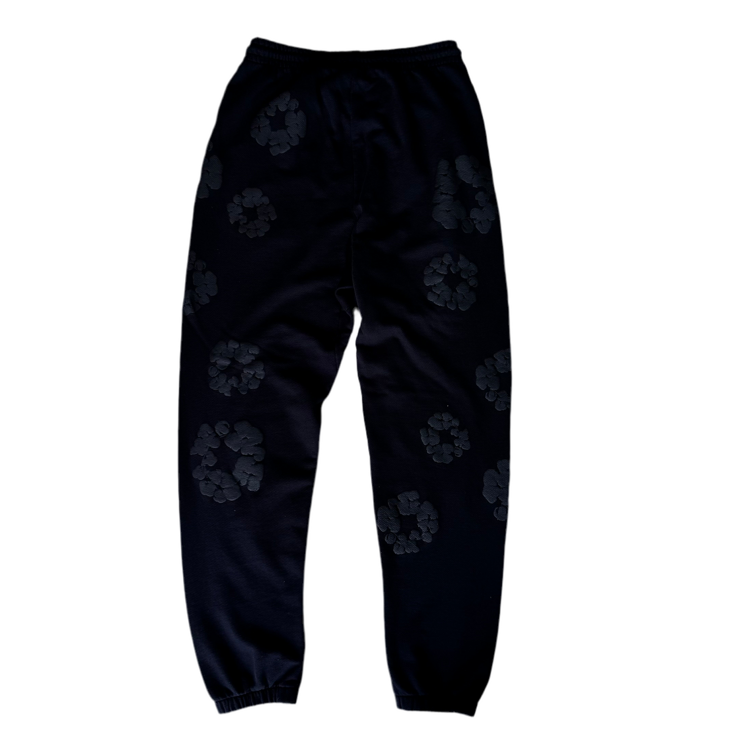 Denim Tears Black Monochrome Sweatpants