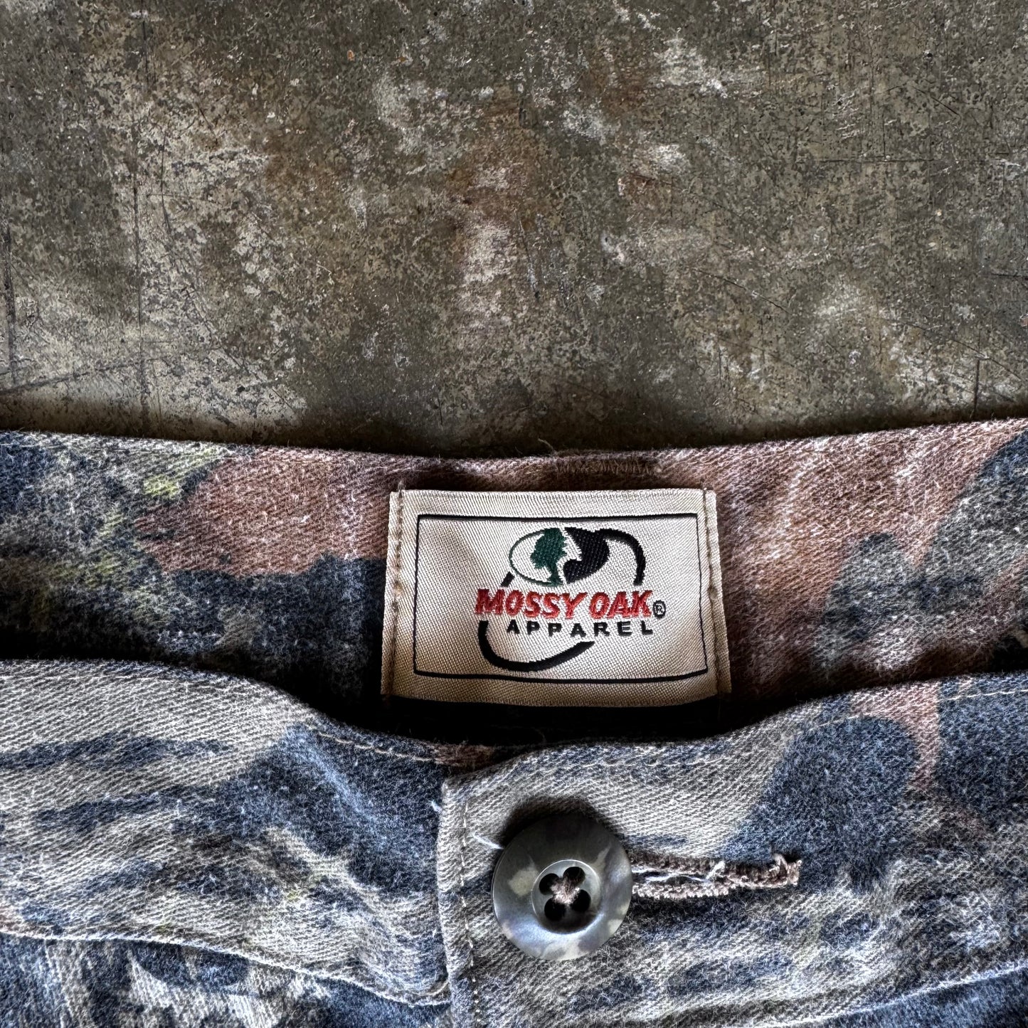 Vintage Faded Mossy Oak Camo Cargo Pants
