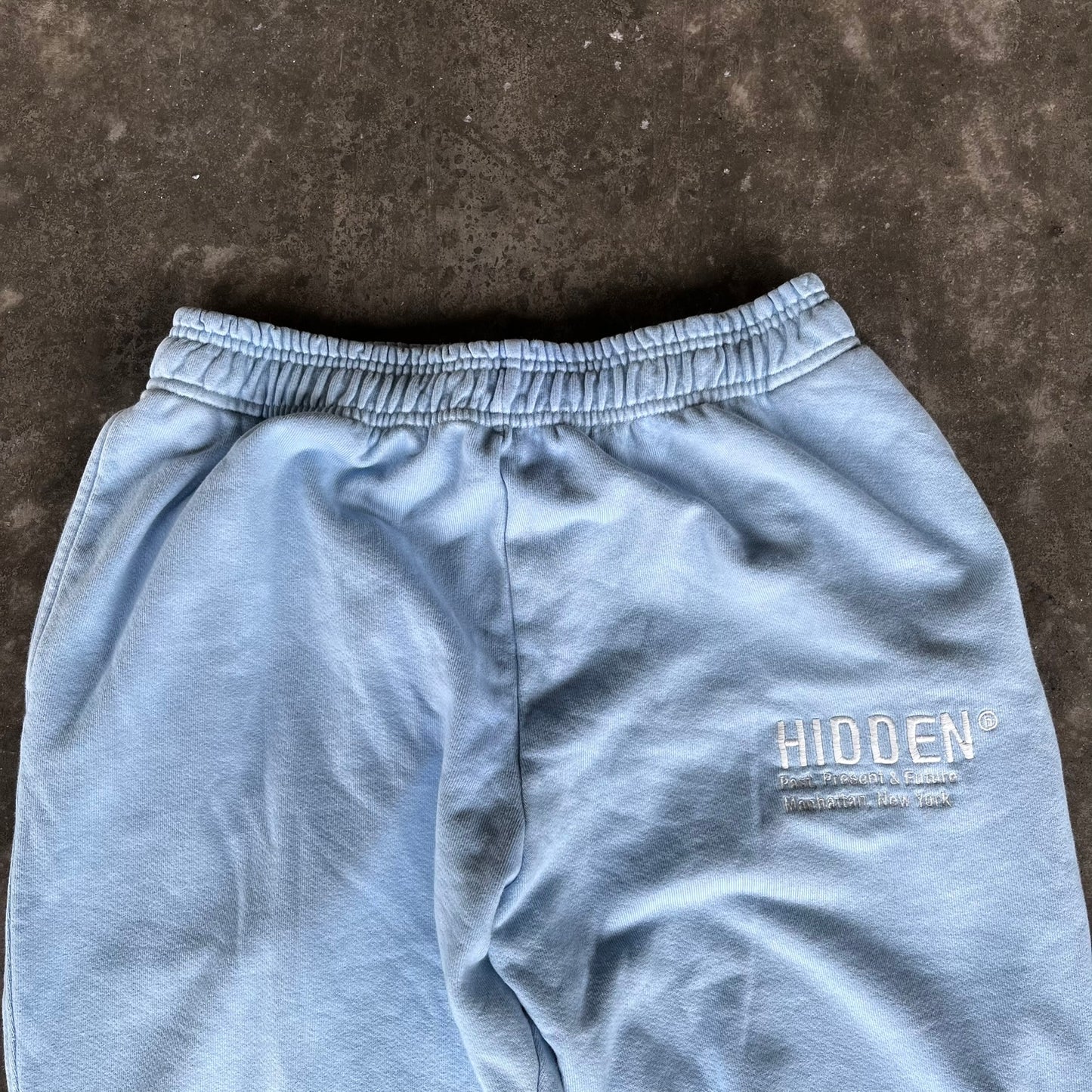 Hidden NY Sky Blue Sweatpants