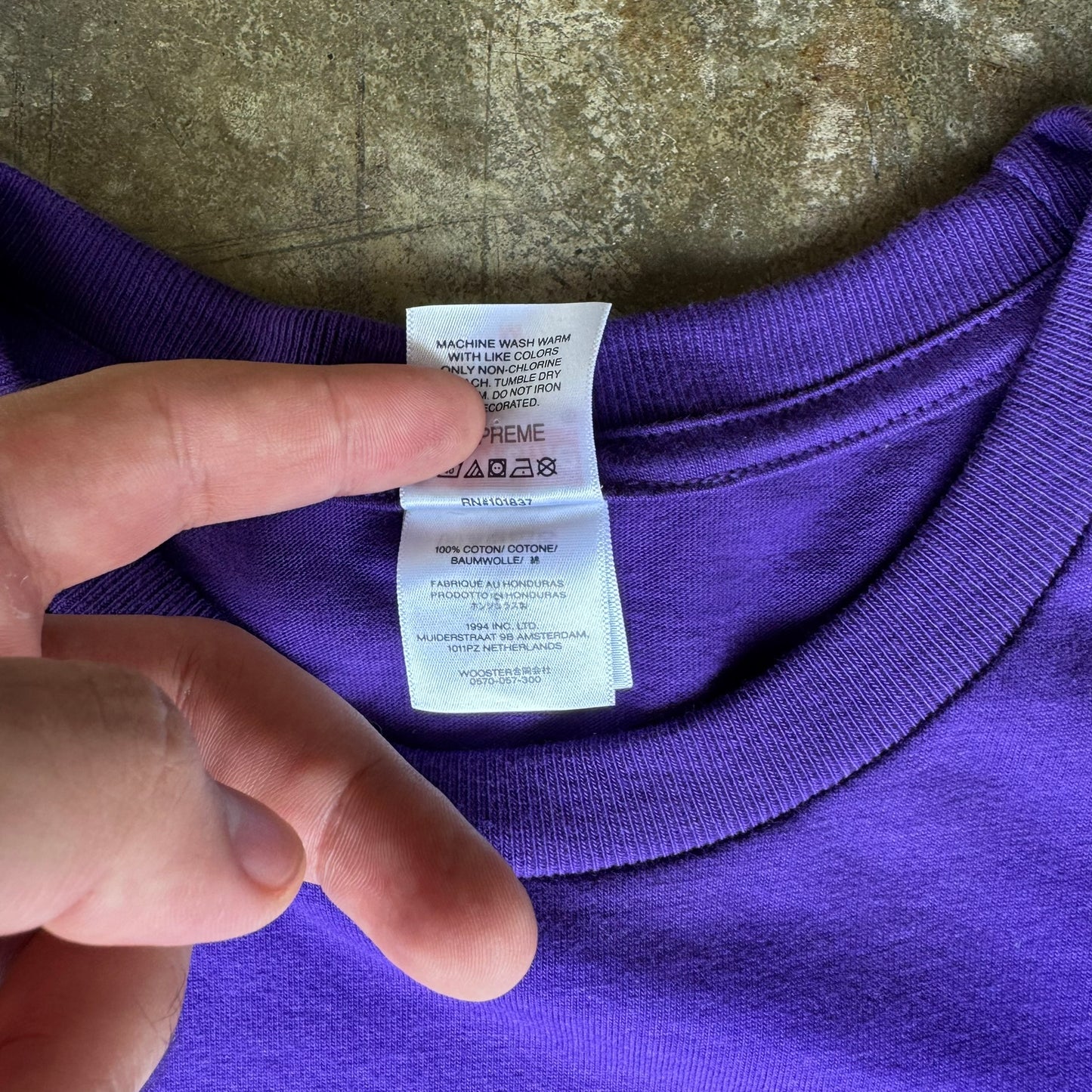 Supreme Aphex Twin Donkey Rhubarb Longsleeve